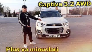 Chevrolet Captiva1+4 katta obzor. Captiva 3.2 AWD plus va minuslari🇺🇿