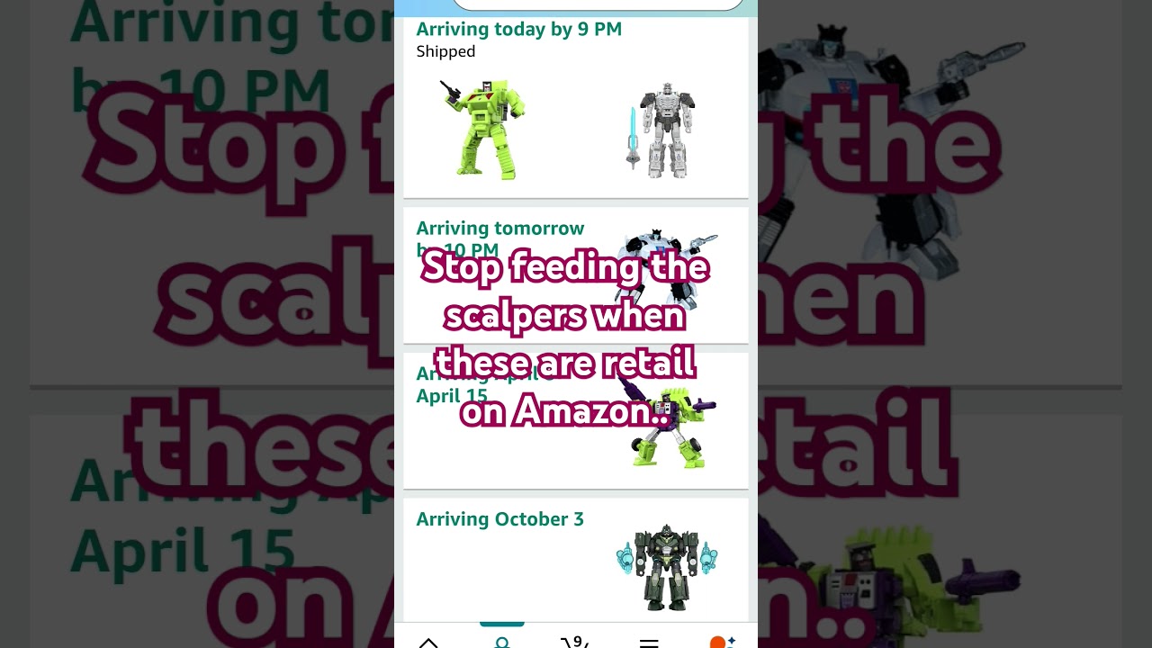 Transformer scalpers 