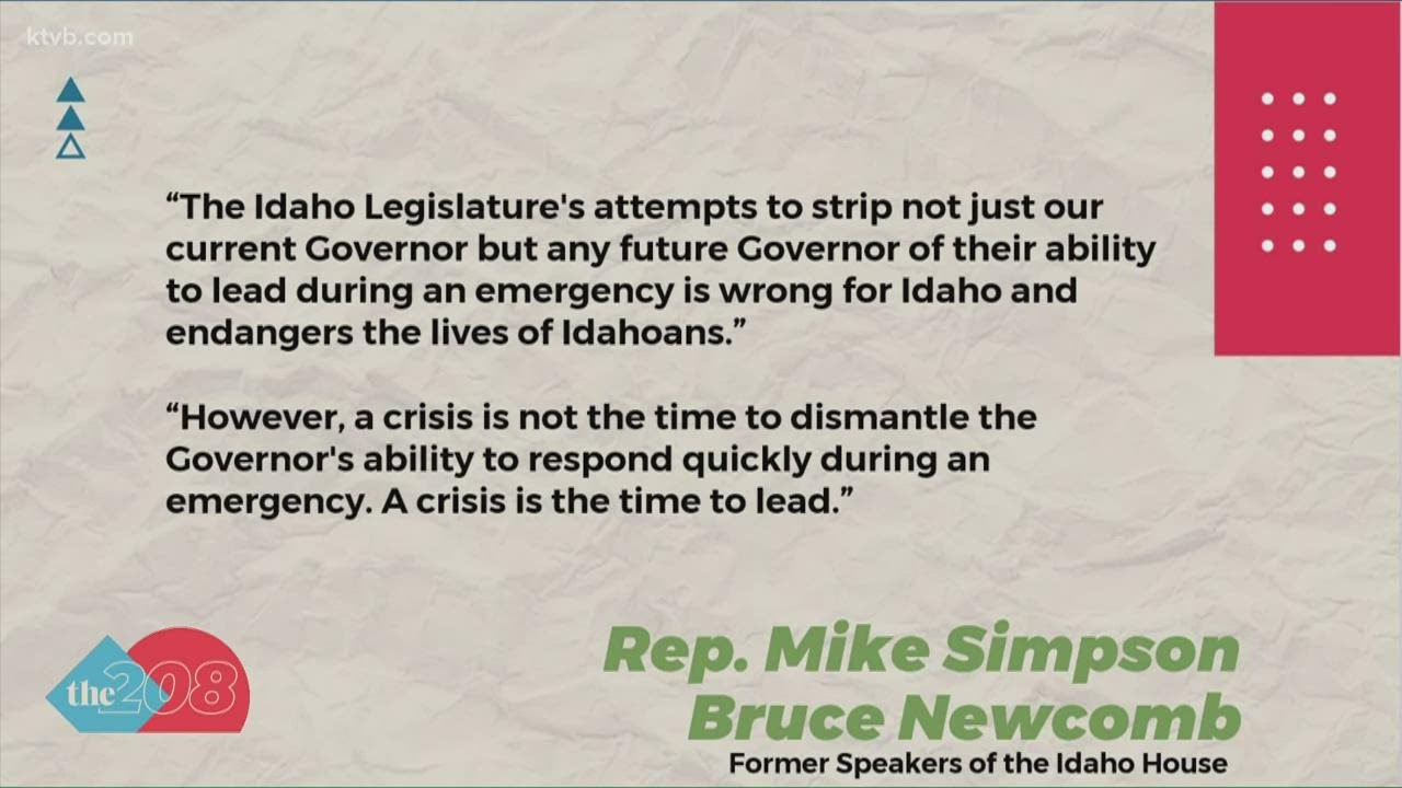 Mike Simpson, Bruce Newcomb send strongly worded letter to Idaho Legislature