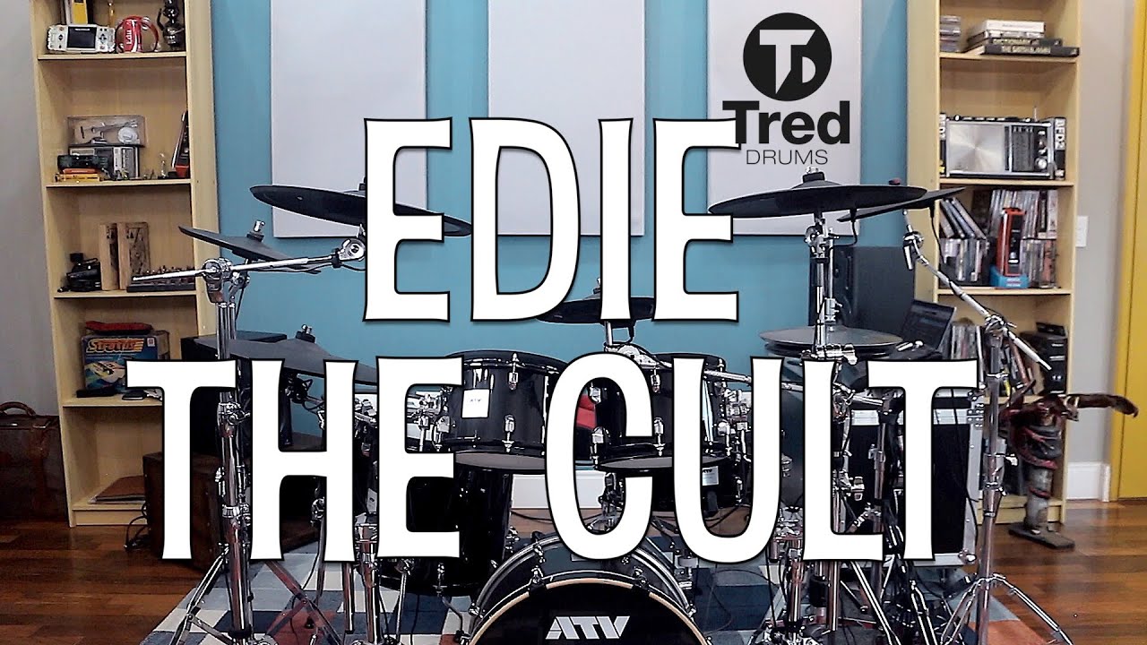 Edie - The Cult - Drum Cover - Pearl Mimic Pro and ATV Adrums