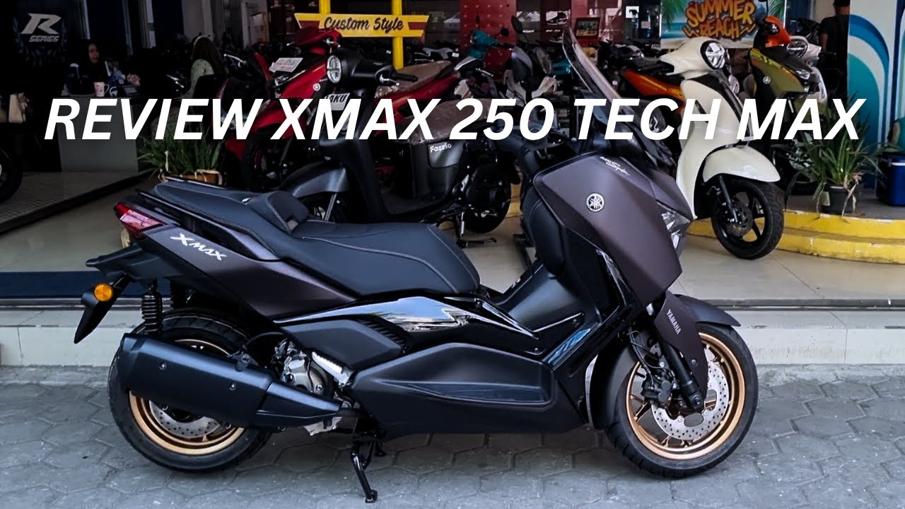 REVIEW YAMAHA XMAX 250 TECH MAX - YouTube