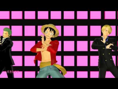 【MMDワンピ】pink cat【麦わら三強】