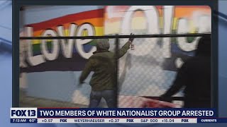 Two members of white nationalist group arrested | FOX 13 Seattle