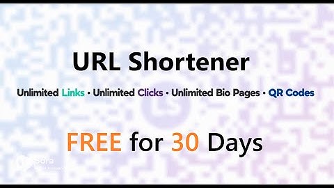 FREE for 30 Days.  URL Shortener.  #urlshortener #linkshortener