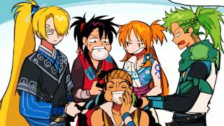 [OnePiece] Straw Hats Hair Styling /WU XIA AU |Comic Edit