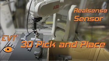 3D pick and place -  Realsense & EyeVision
