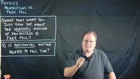 Projectile vs. Free Fall