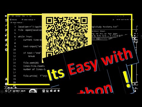 Easily convert a text into a QR code by using a simple python code #python #qrcode