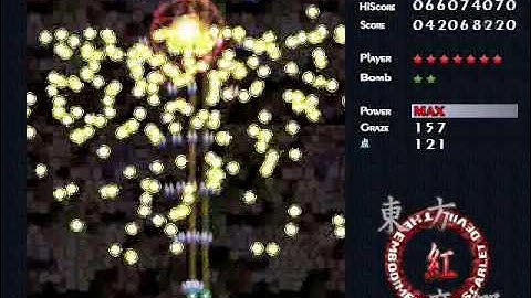 Touhou 6 Embodiment of Scarlet Devil Playthrough - Marisa B Normal - Part 2