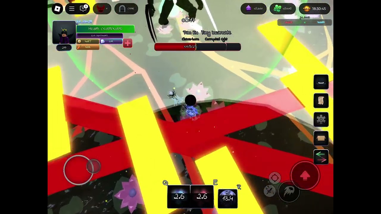 Eternal Domain Chaos with Fallen Paradise Gear | Roblox Fabled Legacy