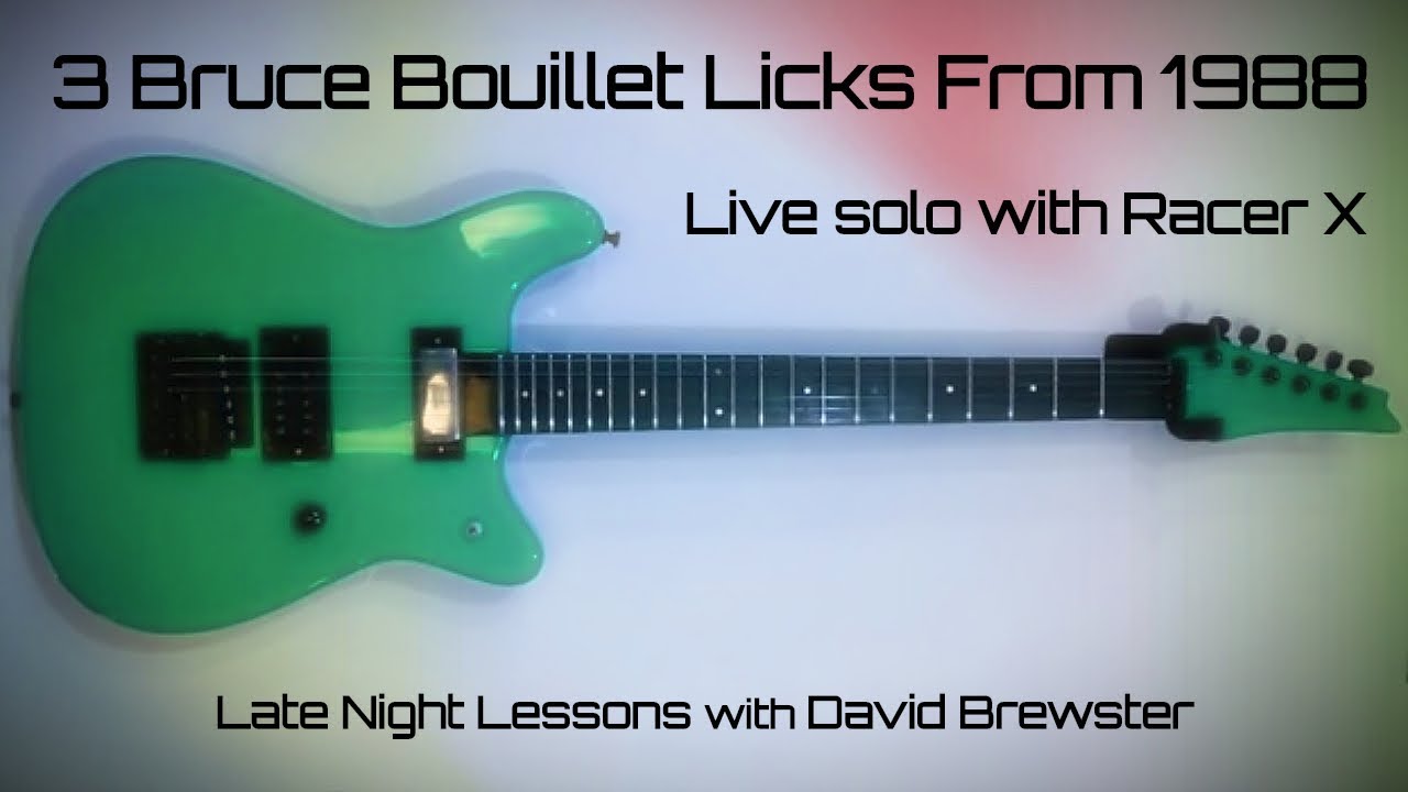 BRUCE GILBERT レコード！ 3 Bruce Bouillet Licks From 1988 - YouTube