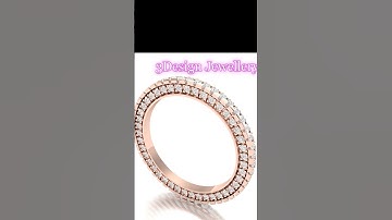 ||🔷How to make Side by Side Eternity Band🔷|| #Matrix 9 || #Rhino 3D || #Tutorial #cad Design