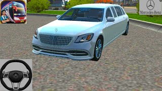 BUS SIMULATOR INDONESIA MERCEDES MAYBACH PULLMAN LUXURIOUS CAR |BUS SIMULATOR INDONESIA ANDROID GAME screenshot 5