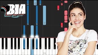 Video thumbnail of "BIA - Si vuelvo a nacer (Piano Tutorial)"