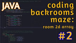 ASMR coding Backrooms Maze app (Part 2): Random Room Grid