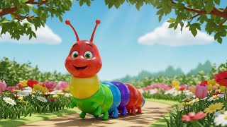 Information Caterpillar Color Parade Rhyme | Colorful Animal Song for Kids News