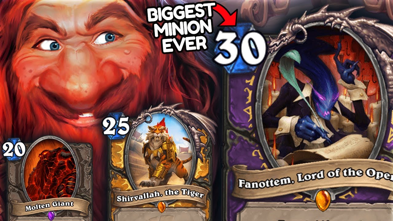 Can Hearthstone's BIGGEST Minion Beat Hearthstone?
