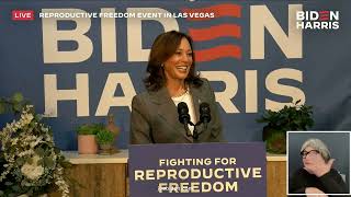 Vice President Kamala Harris Delivers Remarks at a Reproductive Freedom Event in Las Vegas by Kamala Harris 2,110 views 1 month ago 13 minutes, 1 second