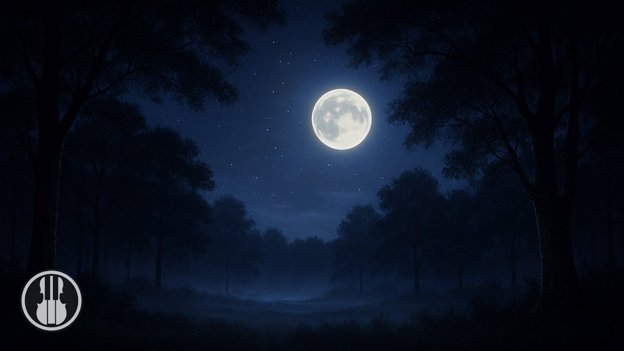 Ночная атмосфера леса. Звуки леса ночью для сна:  цикады, сверчки и ночные птицы