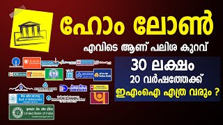 ഹോം ലോൺ എടുക്കുന്നവർ കാണുക  | Best home loan rates