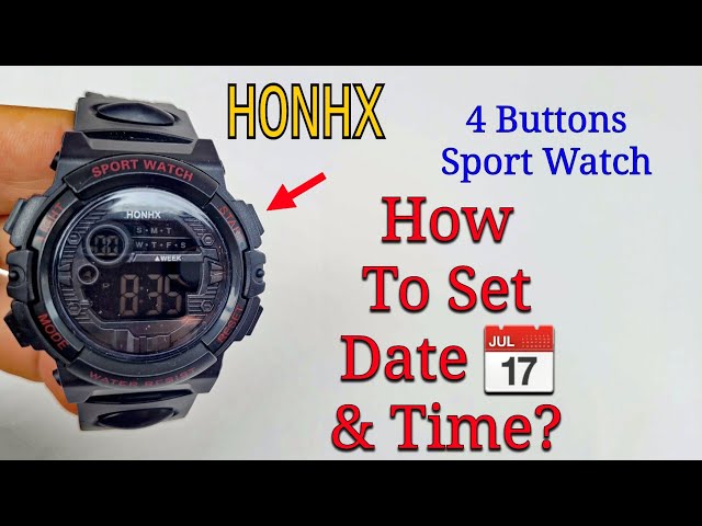 HONHX A Variety Of Styles Of Cool Sports Electronic Watches With Four  Buttons | eBay