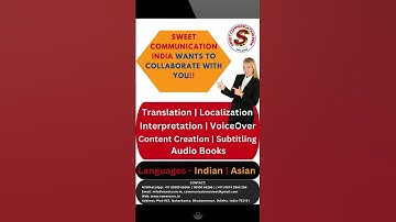 Language Translation and Content Localization services offered by SWEET COMMUNICATION INDIA