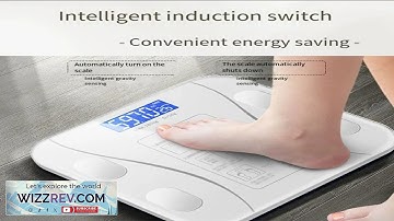 New charging smart app synchronizes body fat scales bathroom digital proportions Bluetooth Review