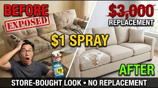 1 Spray Destroys Your Disgusting Old Couch. Brand New. Permanently. Big Furniture Buried This.