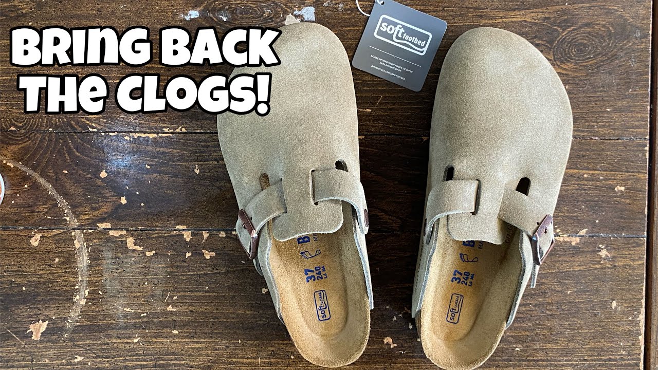 Birkenstock Boston Suede Leather Clog