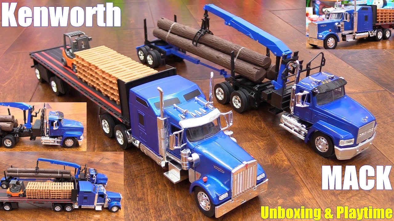 Diecast Toy Trucks! Semi Hauler Trucks 