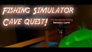 FISHING SIMULATOR CAVE! (Must be level 25 for this island)