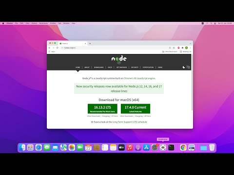 Video: Hoe open ik node js in de Mac-opdrachtregel?