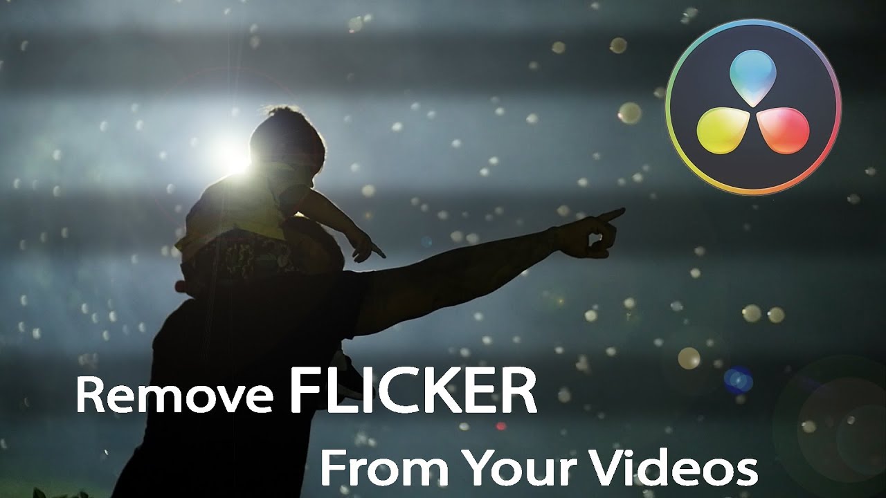 add flicker free to davinci resolve