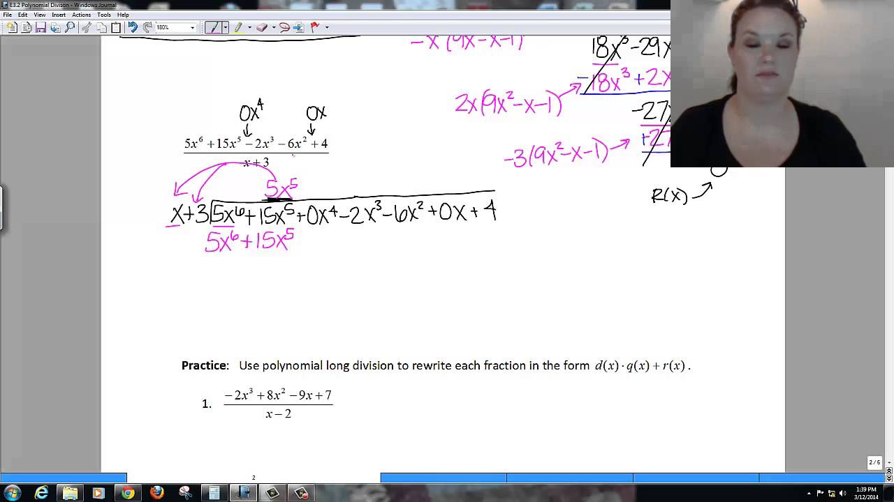 E3.2 Video (Polynomial Divison) - YouTube