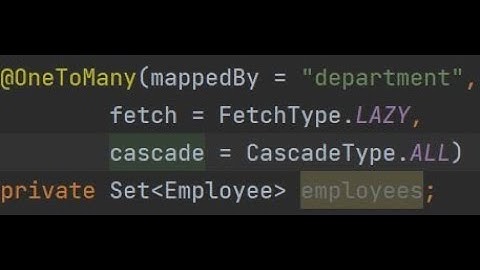 Modeling & Verifying One-to-many Relationships -- Spring (java): Database Integration: Modeling Data
