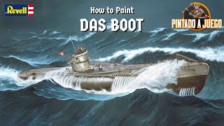 Cómo pintar un submarino alemán #uboat #submarine #hobby #painting #airbrush #scalemodel #diy #fun