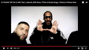 DJ Khaled "All I Do Is Win" feat. Ludacris, Rick Ross, T-Pain & Snoop Dogg - 2:40 - 3:18