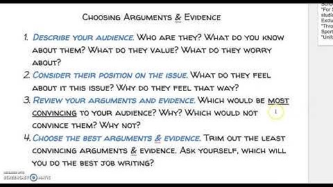 Editorial Writing  How to Select Arguments & Counter Arguments