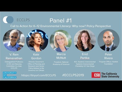 ECCLPS 2019 Day 2 | Panel 1: Call to Action for K-12 Environment Literacy: Why now?