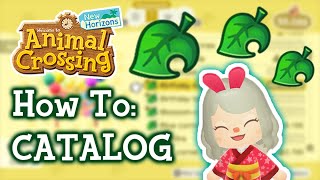 🛍️ Animal Crossing New Horizons How To Catalog Items