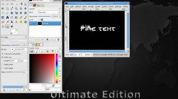 Gimp - Classic fire Text