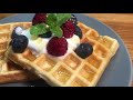 Nadýchané domáce vafle | Homemade waffles recipe