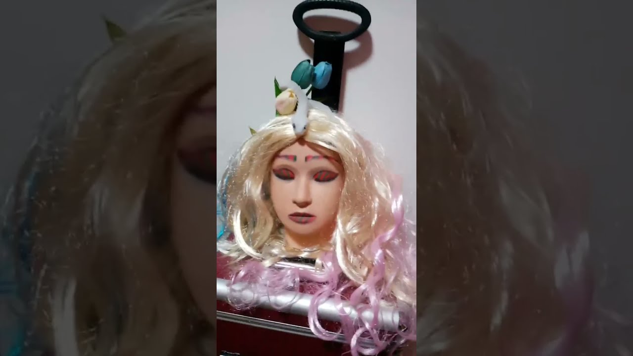 2025.  december 29. Télanyó smink szőke hajjal Santa mum makeup