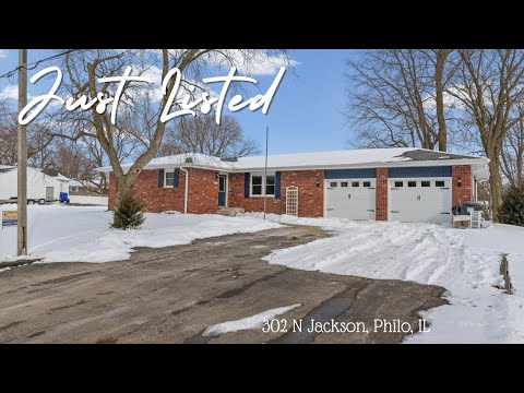 302 N Jackson Street, Philo, IL home video tour