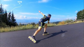 Speedskating Sprint up the Pyrenees - Mountain climbing with Viktor Hald Thorup