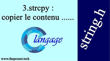3.strcpy : copier le contenu d