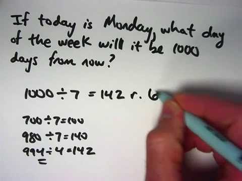 Dividing Integers, Quotient and Remainder in a Couple Applications
