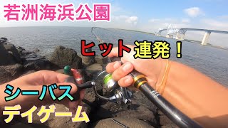 釣り 32 若洲海浜公園 朝マヅメにシーバスデイゲーム ヒット連発 Youtube