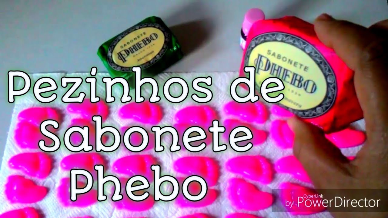 PEZINHOS de SABONETE PHEBO Bem lucrativo