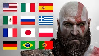 God of war in Different Languages Sequence